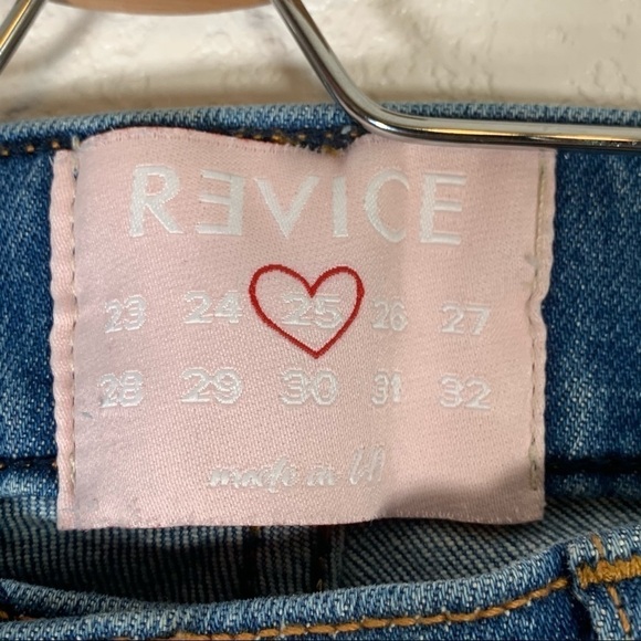 Revice Uptown High Rise Distressed Jeans Size 25 - Picture 10 of 10